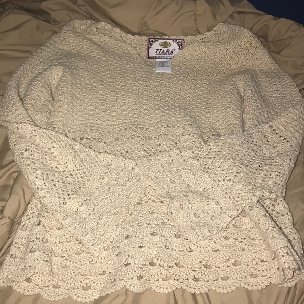Tiara International Knit Sweater
